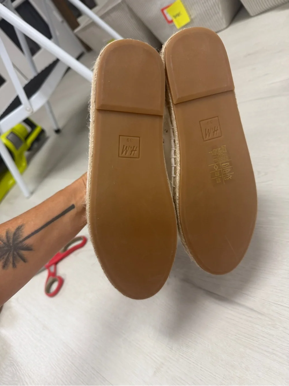 H&M Espadrilles in White.